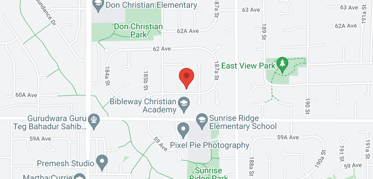 map of 18655 60A AVENUE